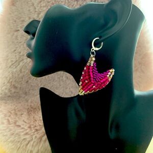 Pretty in pink (handmade earrings)